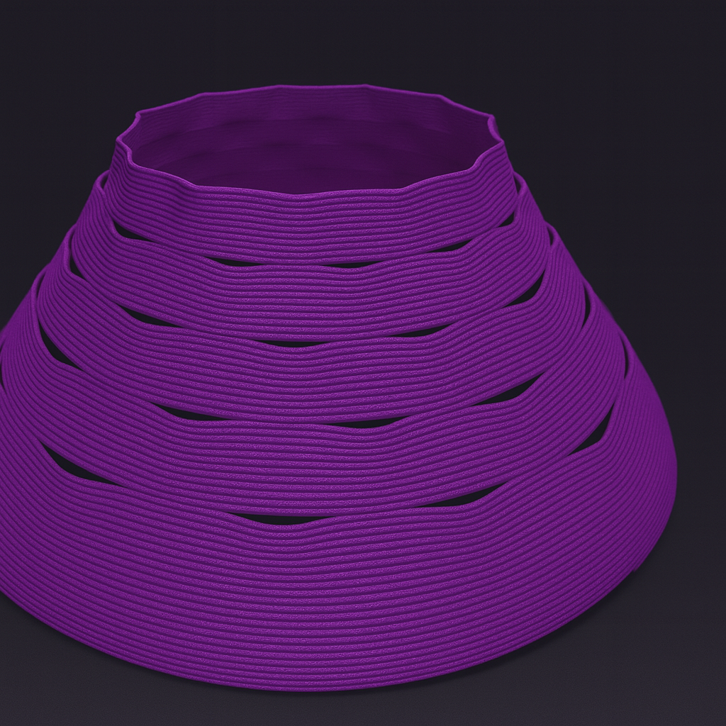 Half blobs effect - asymmetric organic texture