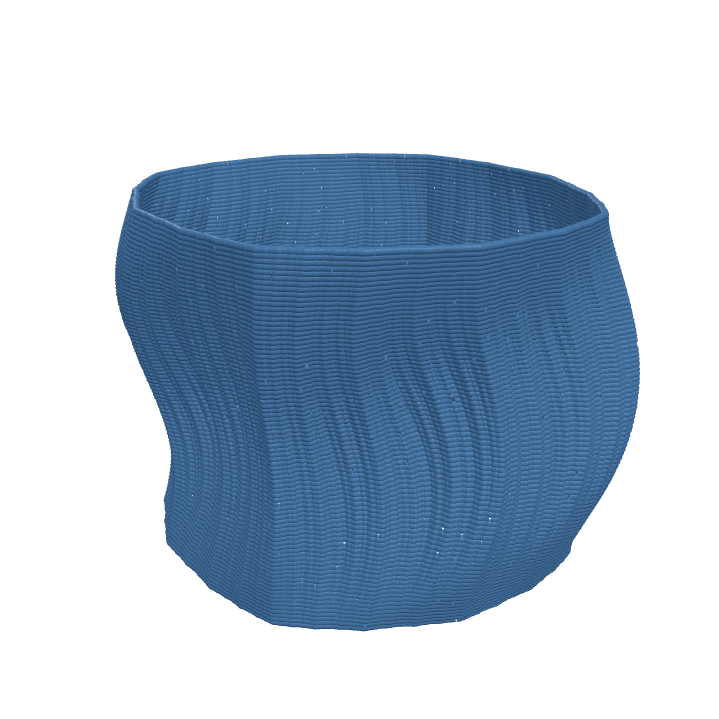 Julia Stack shape mode with quadratic Julia set boundaries morphing over Z